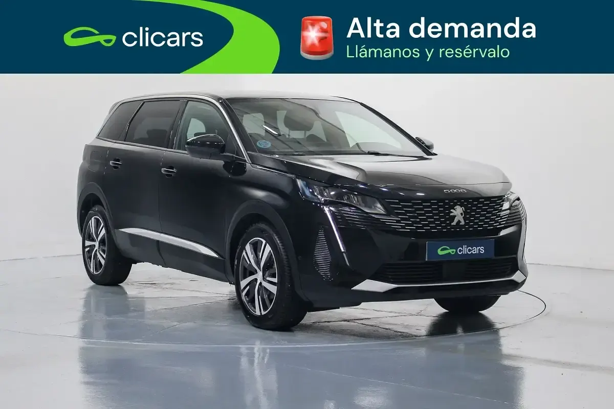 Usado Peugeot 5008 Allure 130 CV (95 kW) 2022 Negro SUV