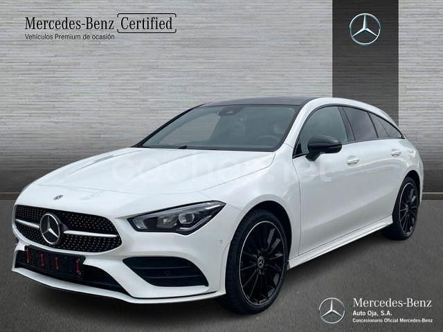 Blanco Usado 2022 Mercedes CLA250e Shooting Brake AMG line Familiar | 32.900 € (Precio justo) - Imagen 1/4