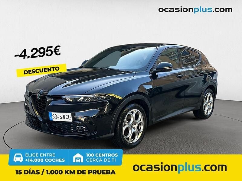 Negro Usado 2022 Alfa Romeo Tonale Sprint SUV | 24.700 € (Precio justo) - Imagen 1/4