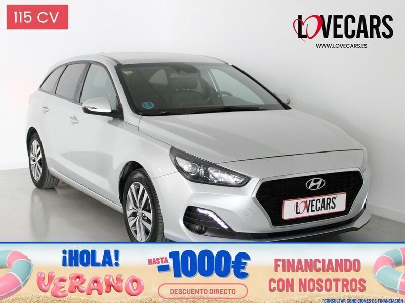 Gris Usado 2019 Hyundai i30 Familiar | 14.700 € (Precio justo) - Imagen 1/3