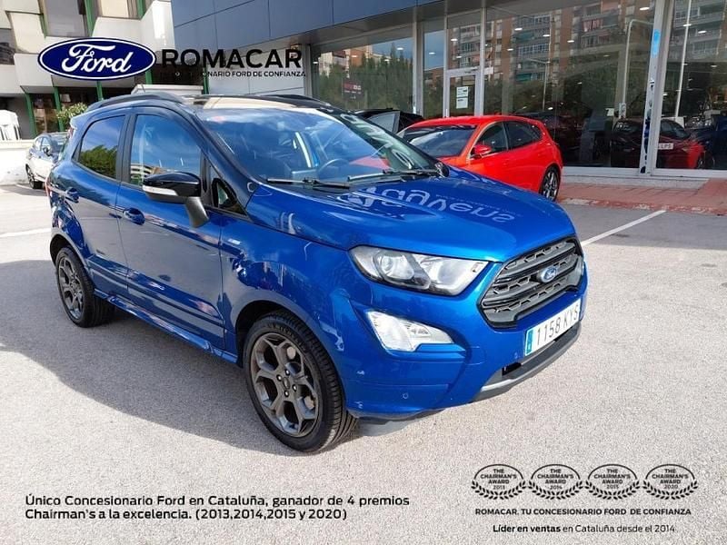 Azul Usado 2019 Ford Ecosport ST-Line SUV | 14.900 € (Precio justo) - Imagen 1/4