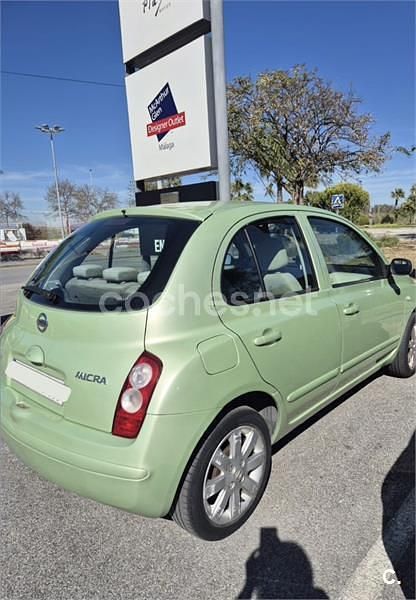 Usado Nissan Micra Acenta 88 CV (64 kW) 2005 Verde Berlina