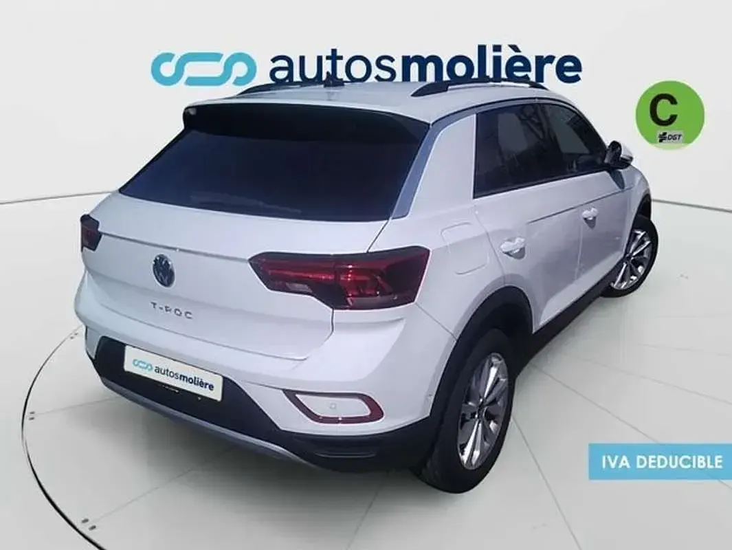 Usado VW T-Roc Life 150 CV (110 kW) 2023 Blanco SUV