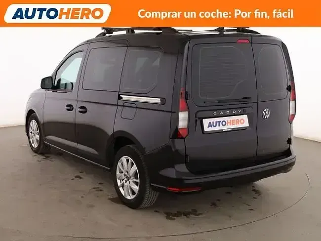 Usado VW Caddy 122 CV (89 kW) 2021 Negro Monovolumen