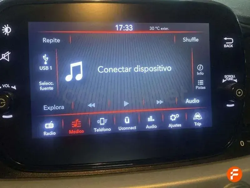 Usado Fiat 500C Connect 70 CV (51 kW) 2022 Beige Descapotable