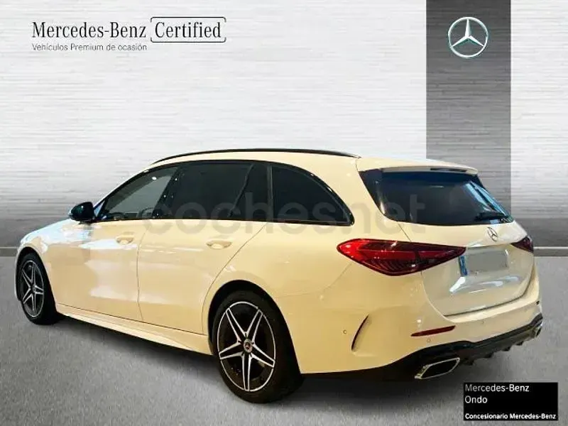Usado Mercedes C200 163 CV (119 kW) 2025 Blanco Familiar