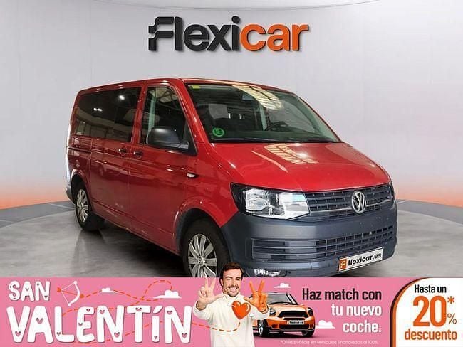 Rojo Usado 2018 VW Caravelle Trendline Monovolumen | 28.990 € (Precio justo) - Imagen 1/4