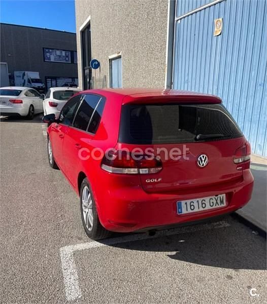 Rojo Usado 2010 VW Golf VI Sport Berlina | 6400 € (Precio justo) - Imagen 1/4