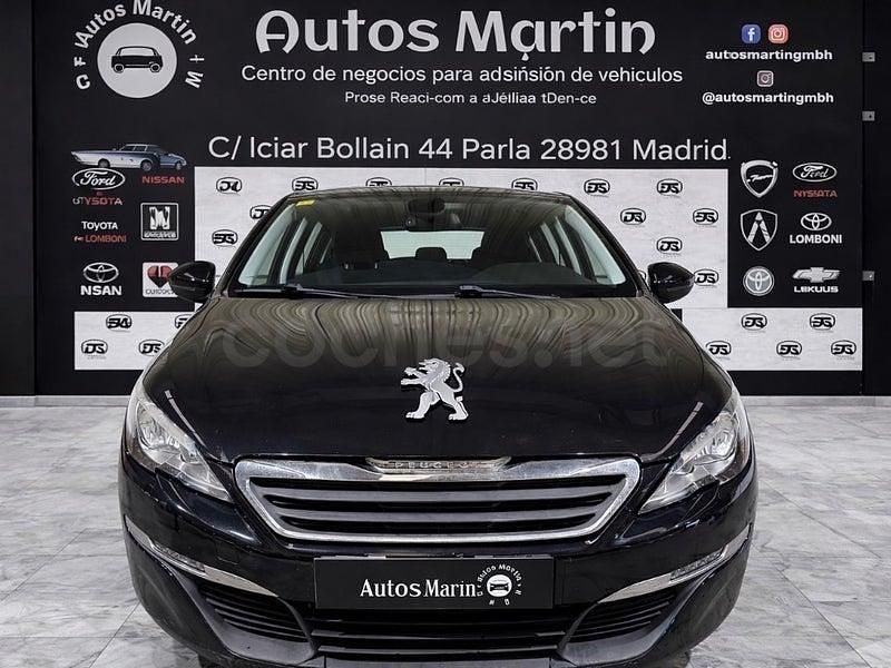 Usado Peugeot 308 Active 130 CV (95 kW) 2015 Negro Berlina
