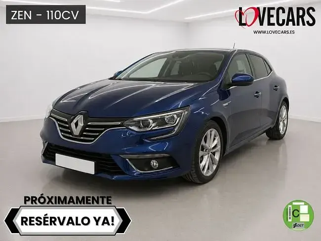 Usado Renault Mégane IV Zen 110 CV (80 kW) 2018 Azul