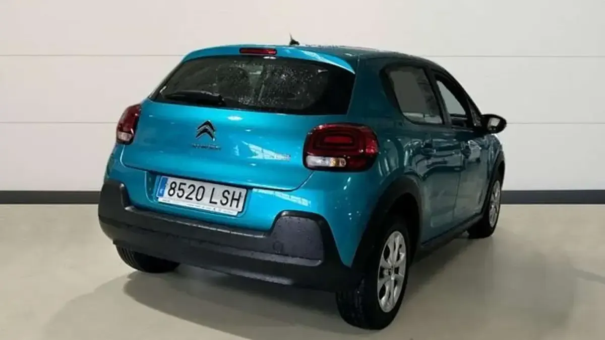 Begagnad Citroën C3 PureTech 82 HK (60 kW) 2021 Blå Halvkombi