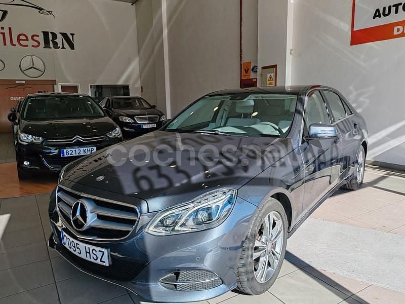 Azul Usado 2013 Mercedes E350 Elegance Berlina | 18.999 € (Precio justo) - Imagen 1/4