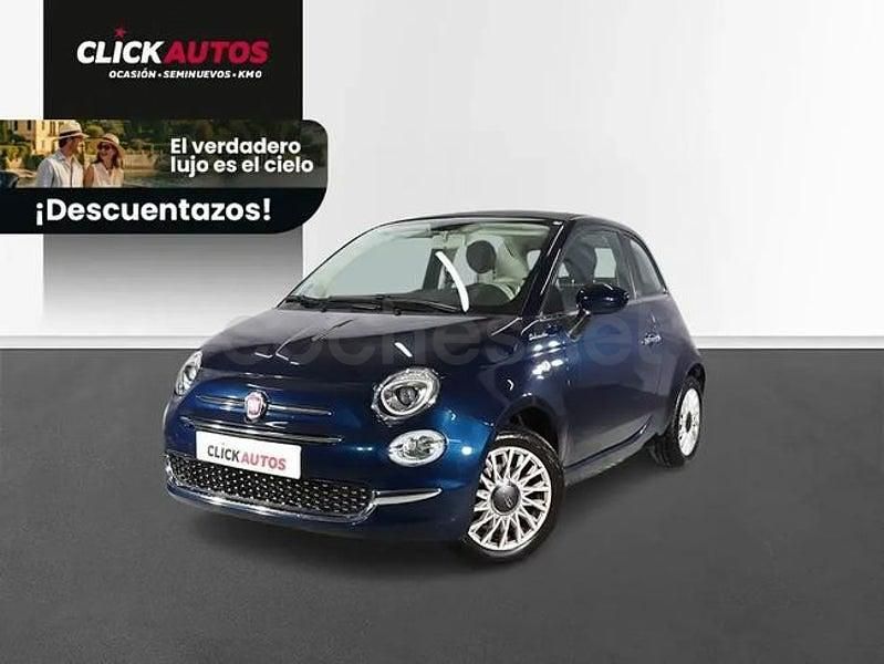 Usado Fiat 500C Dolcevita 70 CV (51 kW) 2021 Azul Descapotable