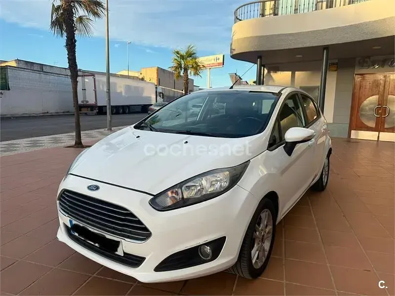 Usado Ford Fiesta Trend 75 CV (55 kW) 2016 Blanco Utilitario