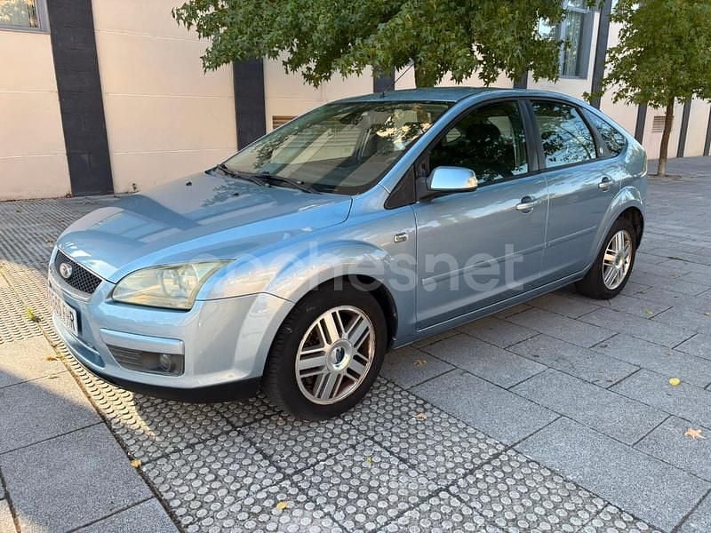 Azul Usado 2007 Ford Focus Ghia Berlina | 3990 € (Precio justo) - Imagen 1/4