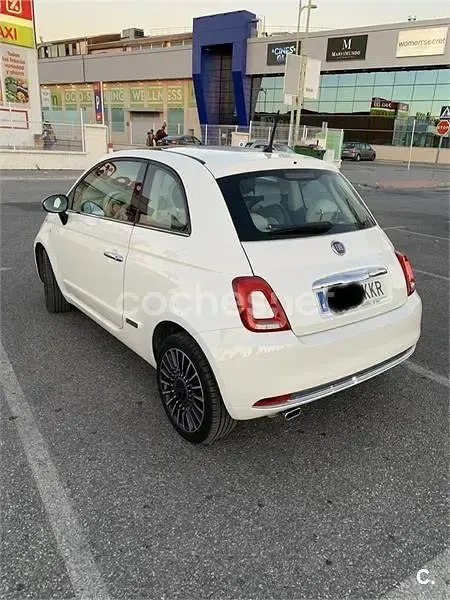 Usado Fiat 500 69 CV (50 kW) 2018 Blanco Berlina