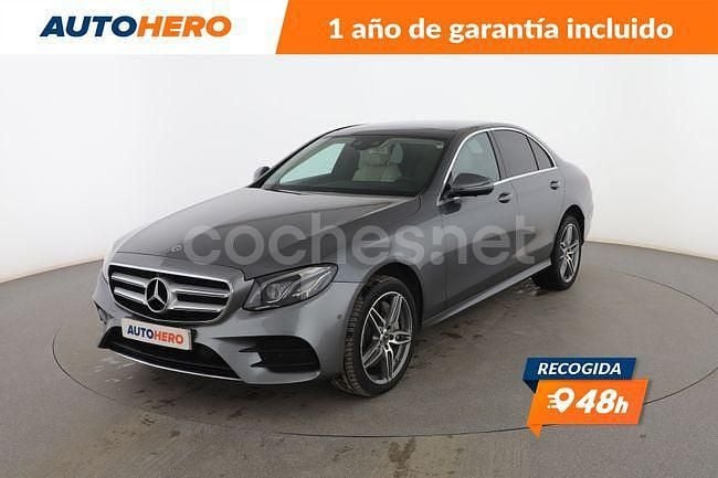 Usado Mercedes E350 AMG line 258 CV (189 kW) 2017 Gris / plata Berlina