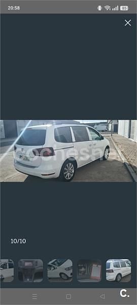 Usado Seat Alhambra Style 150 CV (110 kW) 2016 Blanco Monovolumen