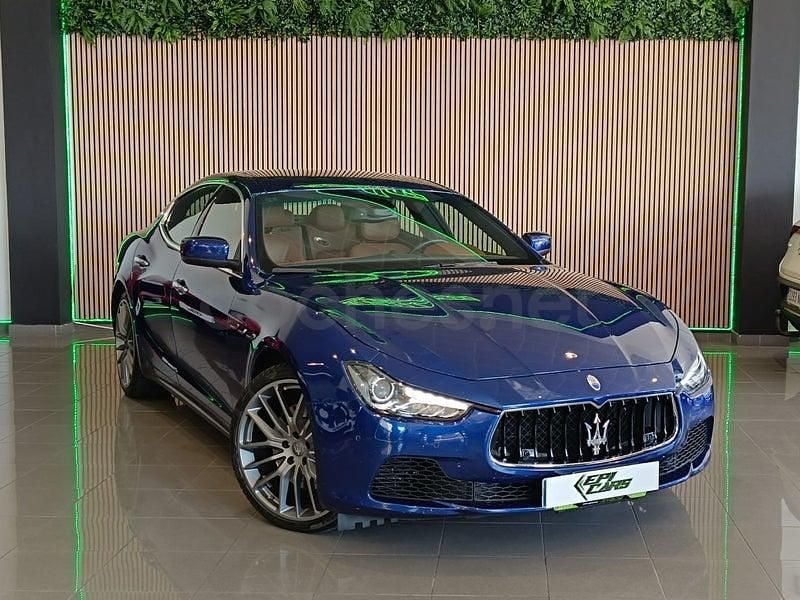 Usado Maserati Ghibli 410 CV (301 kW) 2016 Azul Berlina