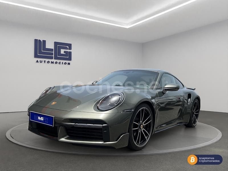 Verde Usado 2023 Porsche 911 Turbo S Coupe | 267.990 € (Precio justo) - Imagen 1/4