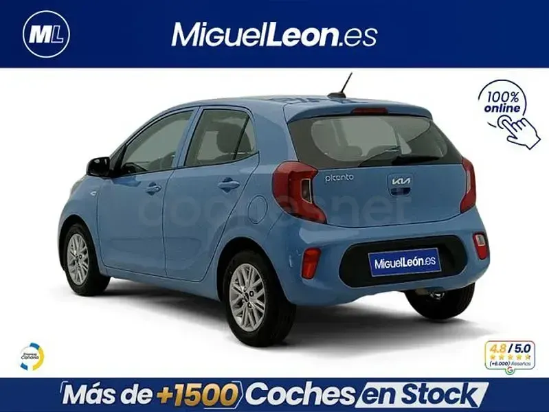 Usado Kia Picanto 67 CV (49 kW) 2022 Azul Utilitario