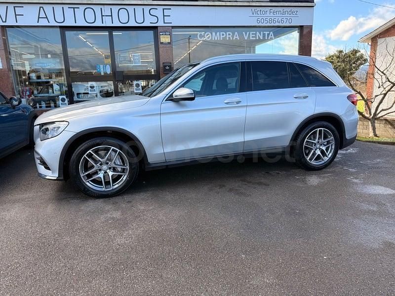 Usado Mercedes GLC220 AMG line 170 CV (125 kW) 2016 Gris / plata SUV