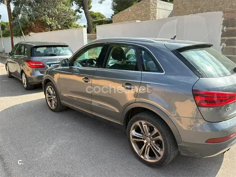 Usado Audi Q3 Design 150 CV (110 kW) 2014 Gris / plata SUV