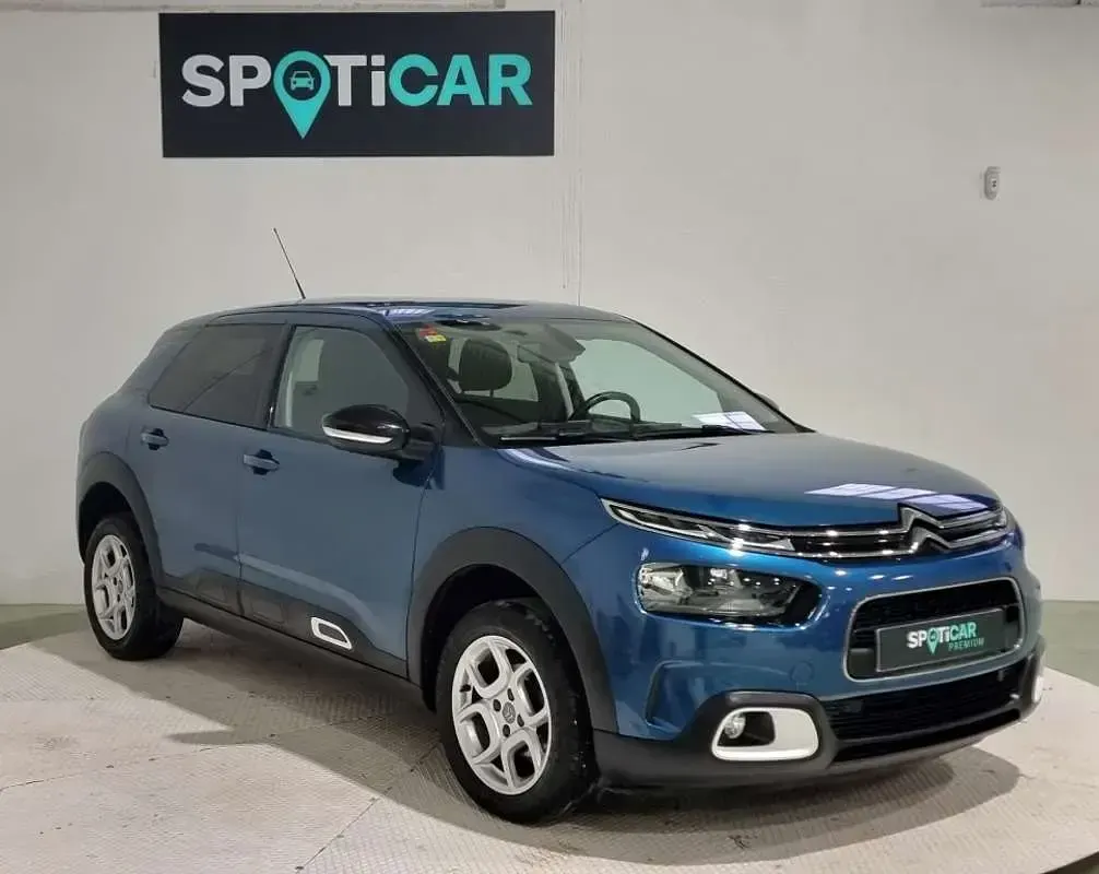 Usado Citroën C4 Cactus Feel 110 CV (80 kW) 2018 Azul Utilitario