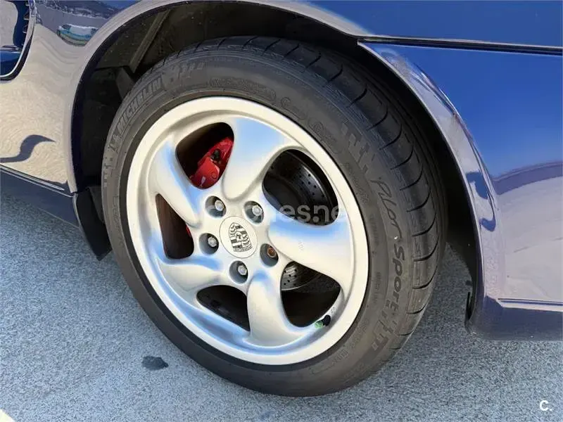 Usado Porsche Boxster S 252 CV (185 kW) 2002 Azul Descapotable