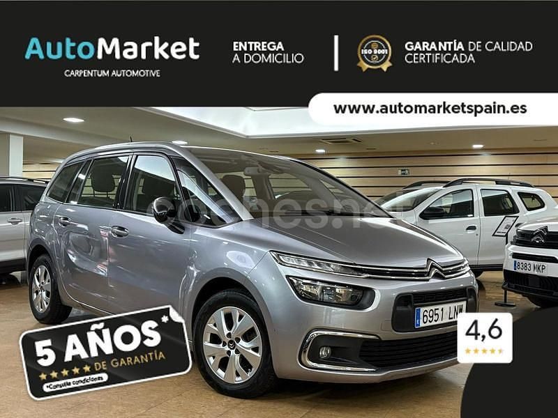 Gris / plata Usado 2021 Citroën C4 SpaceTourer PureTech Monovolumen | 10.800 € (Super precio) - Imagen 1/4