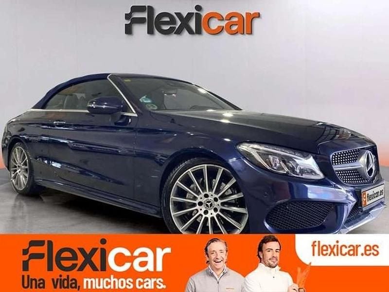 Usado Mercedes C220 170 CV (125 kW) 2017 Azul Descapotable