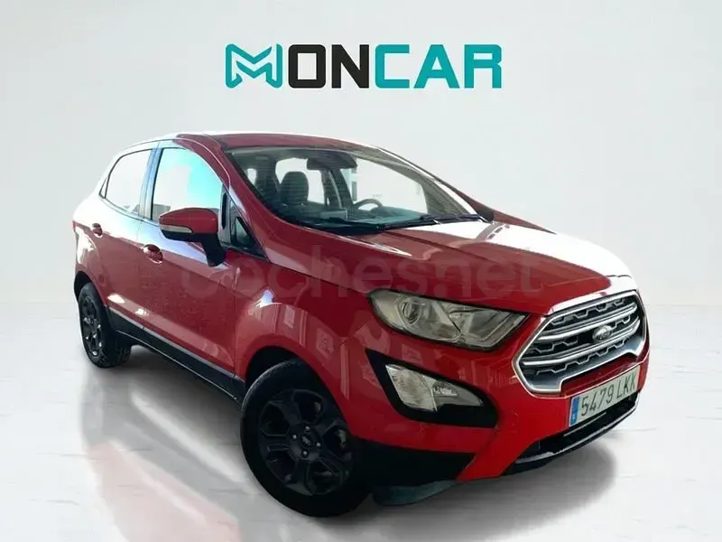 Usado Ford Ecosport Trend 100 CV (73 kW) 2020 Rojo SUV