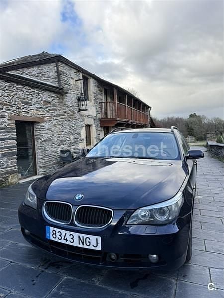 Usado BMW 520 163 CV (119 kW) 2006 Azul Familiar