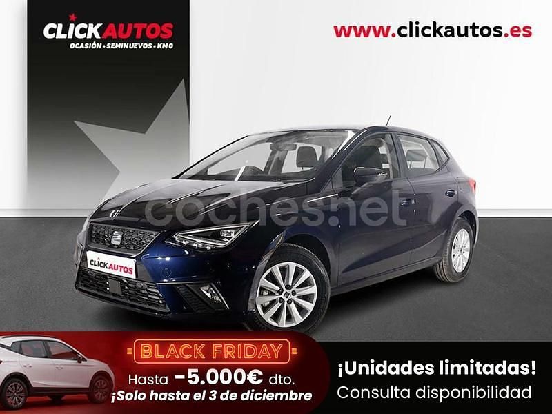 Azul Usado 2023 Seat Ibiza Style Berlina | 16.400 € (Precio justo) - Imagen 1/4