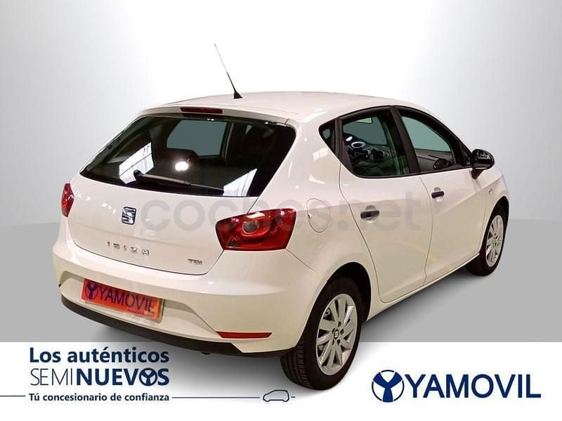 Usado Seat Ibiza Reference 90 CV (66 kW) 2017 Blanco Berlina