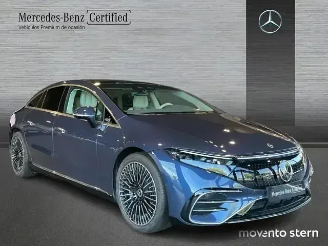 Usado Mercedes EQS450+ Edition 264 kW (360 CV) 2024 Azul sodalita Berlina