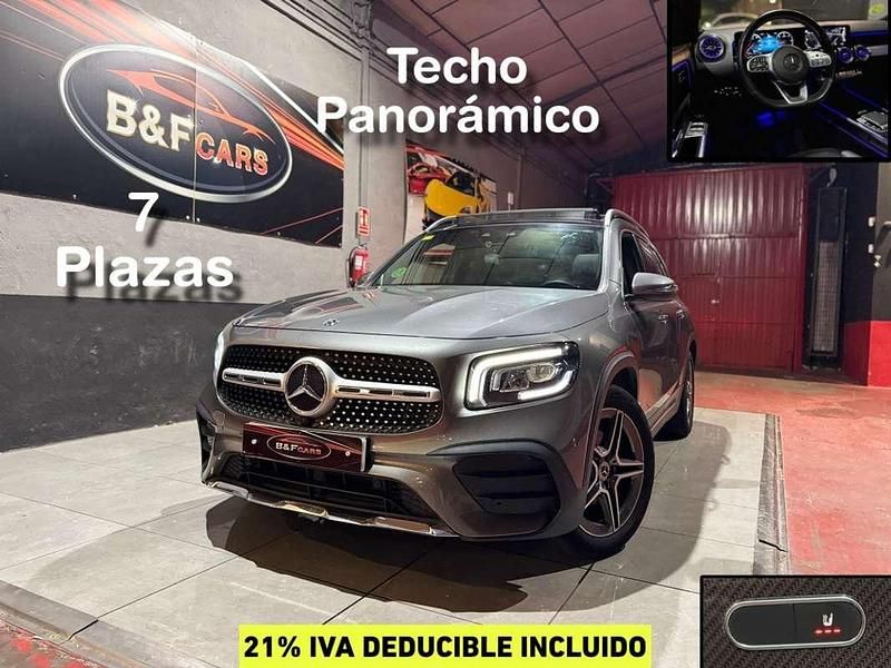 Gris Usado 2021 Mercedes GLB200 SUV | 31.000 € (Super precio) - Imagen 1/4