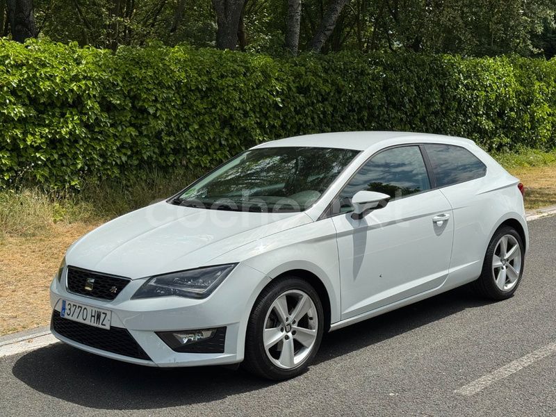 Blanco Usado 2014 Seat Leon FR Berlina | 9990 € (Precio justo) - Imagen 1/4