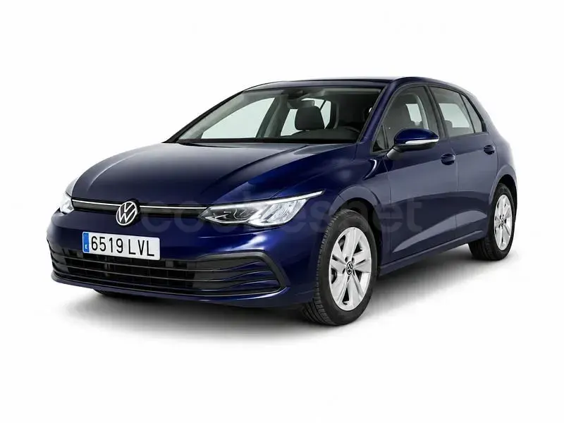 Usado VW Golf VIII Life 110 CV (80 kW) 2022 Azul Berlina
