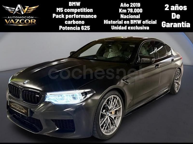 Usado BMW M5 Comfort Edition 600 CV (441 kW) 2019 Negro Berlina