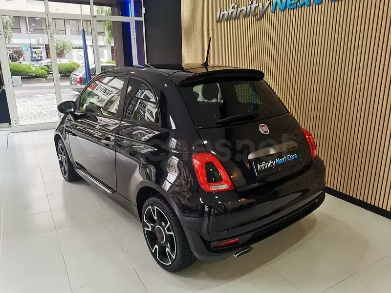 Usado Fiat 500 S 69 CV (50 kW) 2018 Negro Berlina