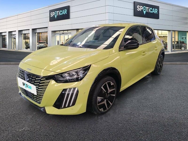 Amarillo Usado 2024 Peugeot e-208 GT Utilitario | 31.990 € (Un poco caro) - Imagen 1/4