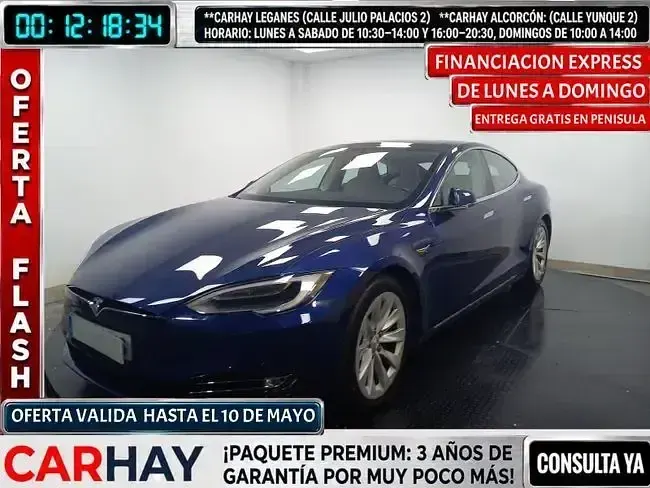 Usado Tesla Model S 450 kW (613 CV) 2018 Utilitario
