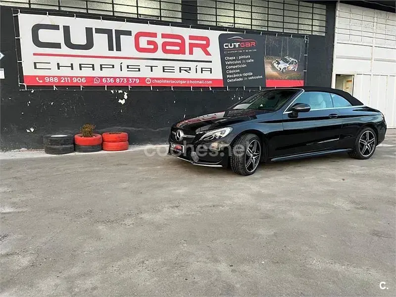 Usado Mercedes 200 184 CV (135 kW) 2016 Negro Descapotable