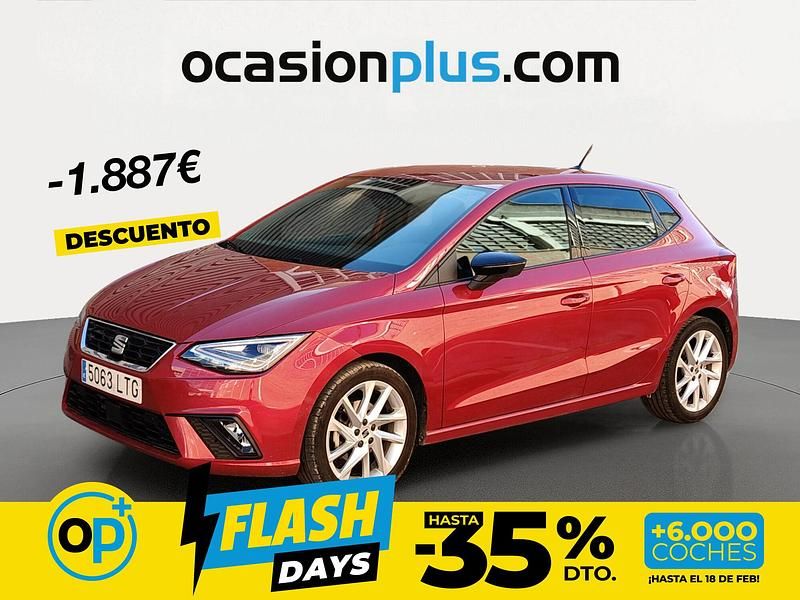 Usado Seat Ibiza FR 110 CV (80 kW) 2021 Rojo Utilitario
