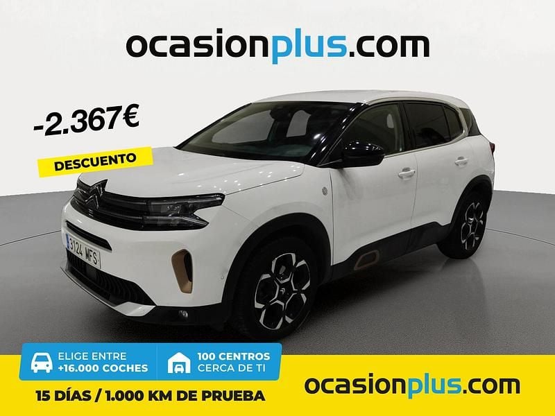 Blanco Usado 2023 Citroën C5 Aircross PureTech SUV | 16.450 € (Precio justo) - Imagen 1/4