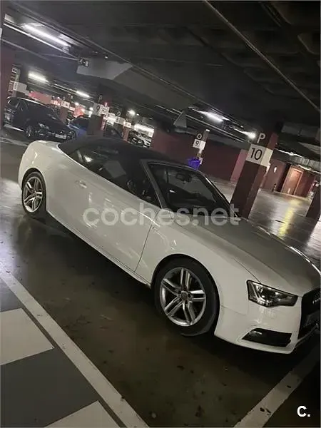Usado Audi A5 Cabriolet S-Line 190 CV (139 kW) 2015 Blanco Descapotable