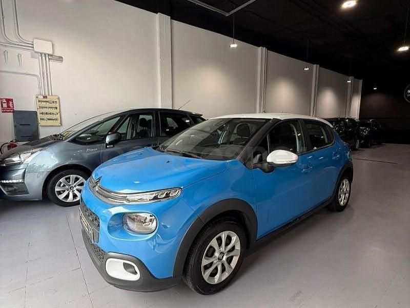 Usado Citroën C3 PureTech 82 CV (60 kW) 2019 Azul Utilitario