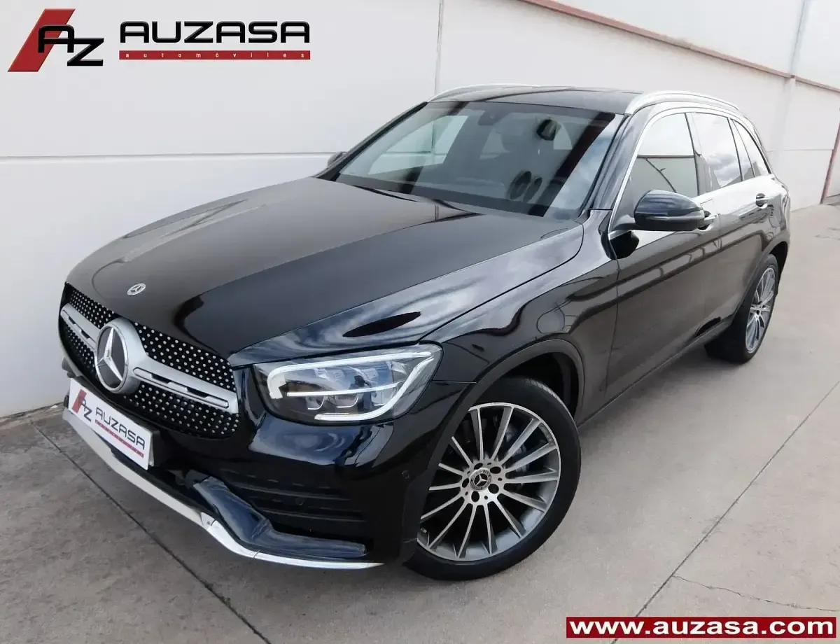 Usado Mercedes GLC220 194 CV (142 kW) 2022 Negro SUV