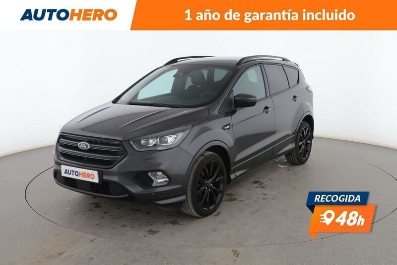 Gris Usado 2018 Ford Kuga ST-Line SUV | 18.999 € (Precio justo) - Imagen 1/3